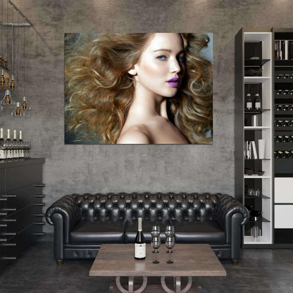 Jennifer Lawrence Beautiful Hot Actress Portrait Wall Art Print Poster
