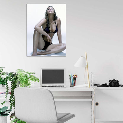Jennifer Lawrence Hot Actress Sexy Body Underwear Lingerie Wall Art Print Poster