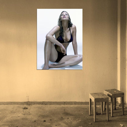 Jennifer Lawrence Hot Actress Sexy Body Underwear Lingerie Wall Art Print Poster
