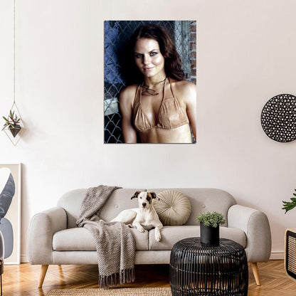 Jennifer Morrison Hot Actress Beautiful Model Wall Art Print Poster