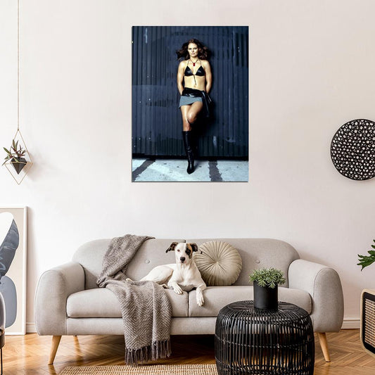 Jennifer Morrison Hot Actress Beautiful Sexy Model Wall Art Print Poster