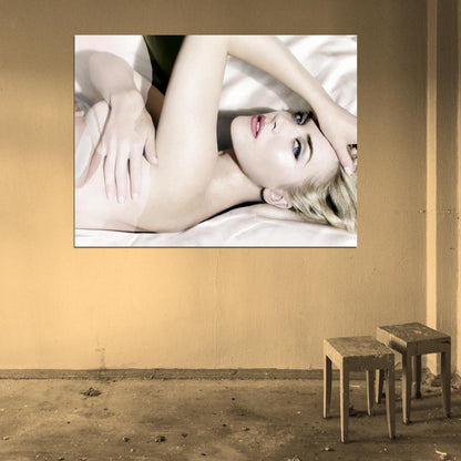 Kate Winslet Beautiful Actress Hot Portrait Wall Art Print Poster