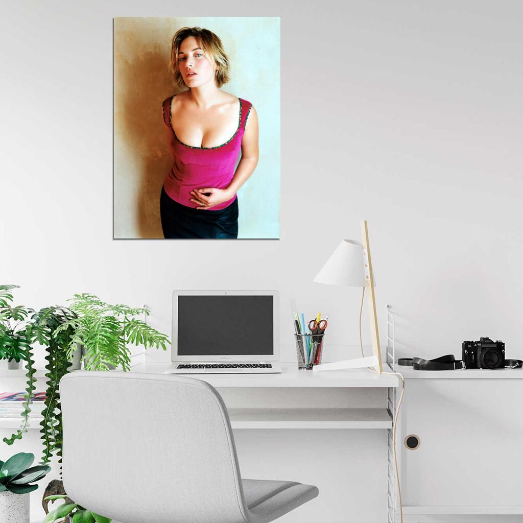 Kate Winslet Hot Sexy Actress Portrait Wall Art Print Poster