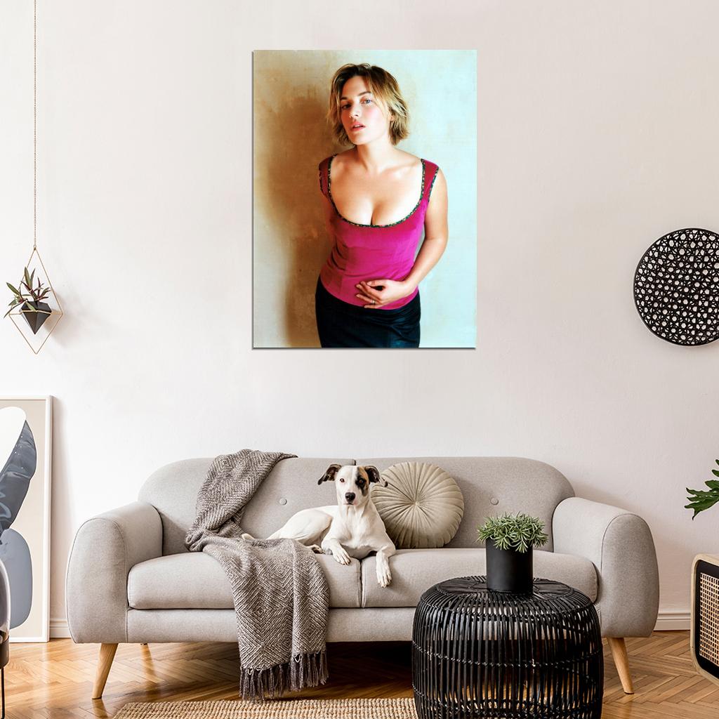 Kate Winslet Hot Sexy Actress Portrait Wall Art Print Poster