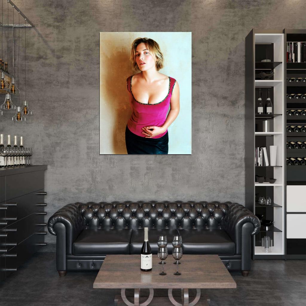 Kate Winslet Hot Sexy Actress Portrait Wall Art Print Poster