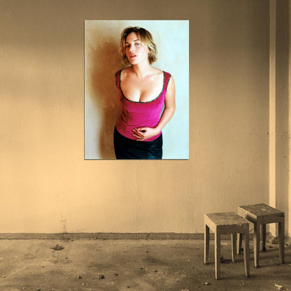 Kate Winslet Hot Sexy Actress Portrait Wall Art Print Poster