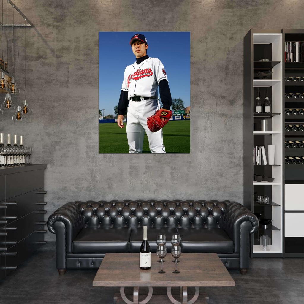 Kazuhito Tadano Baseball Sport Wall Art Print Poster