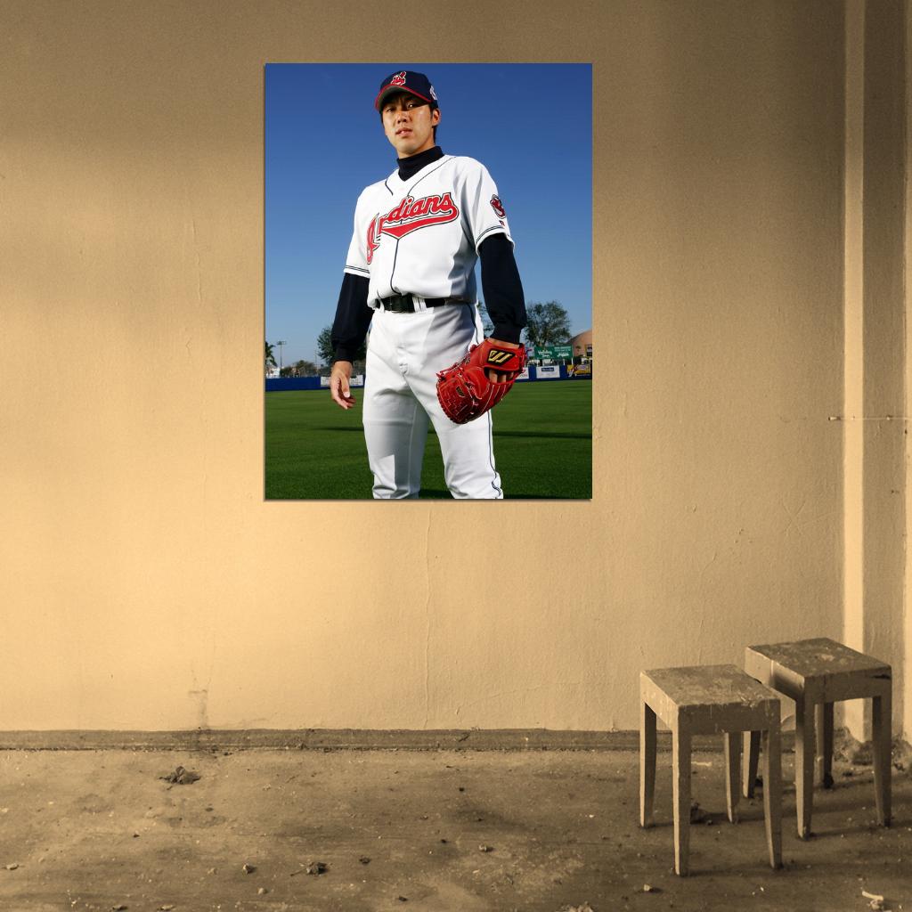 Kazuhito Tadano Baseball Sport Wall Art Print Poster