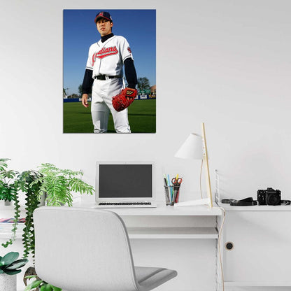 Kazuhito Tadano Baseball Sport Wall Art Print Poster