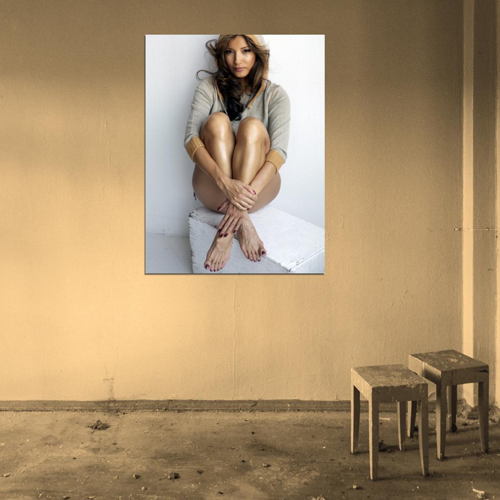 Kelly Hu Hot Actress Sexy Model Wall Art Print Poster