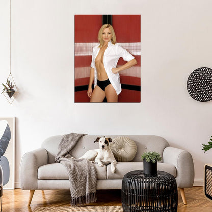 Kim Cattrall Hot Actress Sexy Topless Wall Art Print Poster