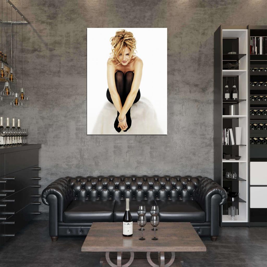 Kim Cattrall Hot Actress Sexy Stocking Wall Art Print Poster