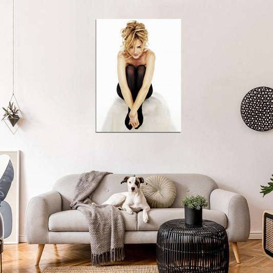 Kim Cattrall Hot Actress Sexy Stocking Wall Art Print Poster