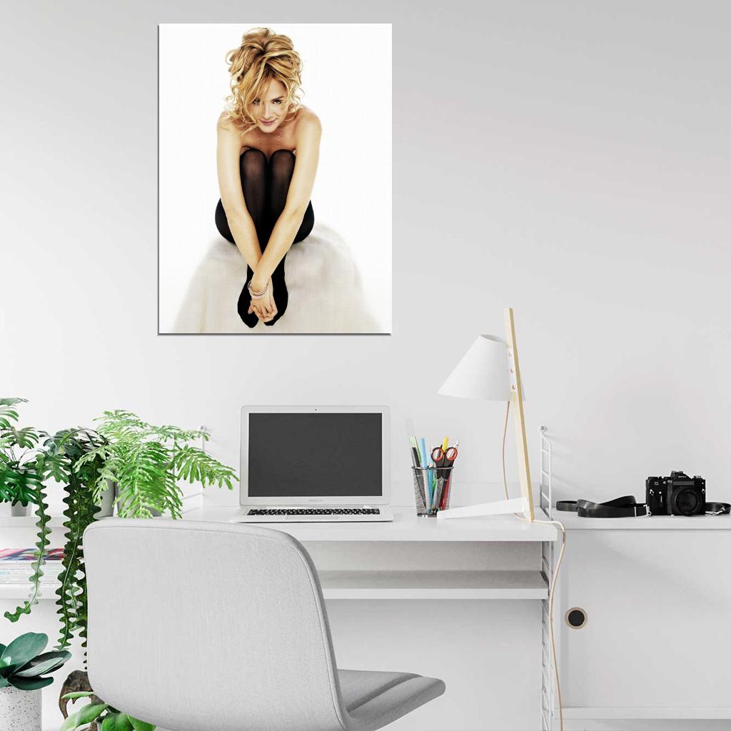 Kim Cattrall Hot Actress Sexy Stocking Wall Art Print Poster
