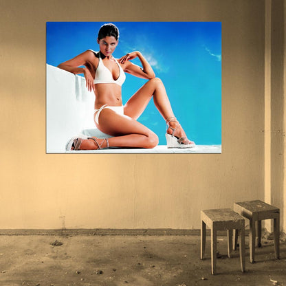 Laetitia Casta Hot Model Sexy Bikini Lingerie Wall Art Print Poster