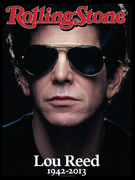 Lou Reed Art Rock Music Singer Portrait 1942-2013 Wall Art Print Poster