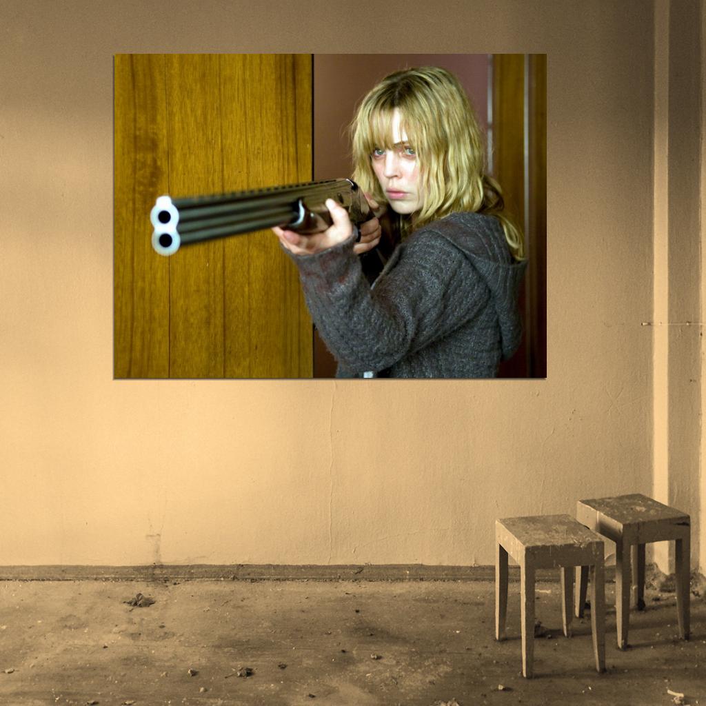 Melissa George Triangle Movie Shotgun Weapon Wall Art Print Poster