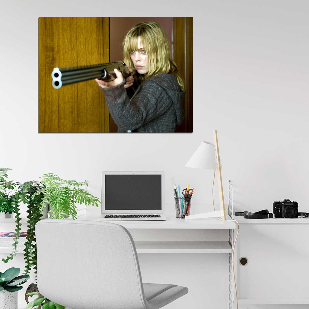 Melissa George Triangle Movie Shotgun Weapon Wall Art Print Poster