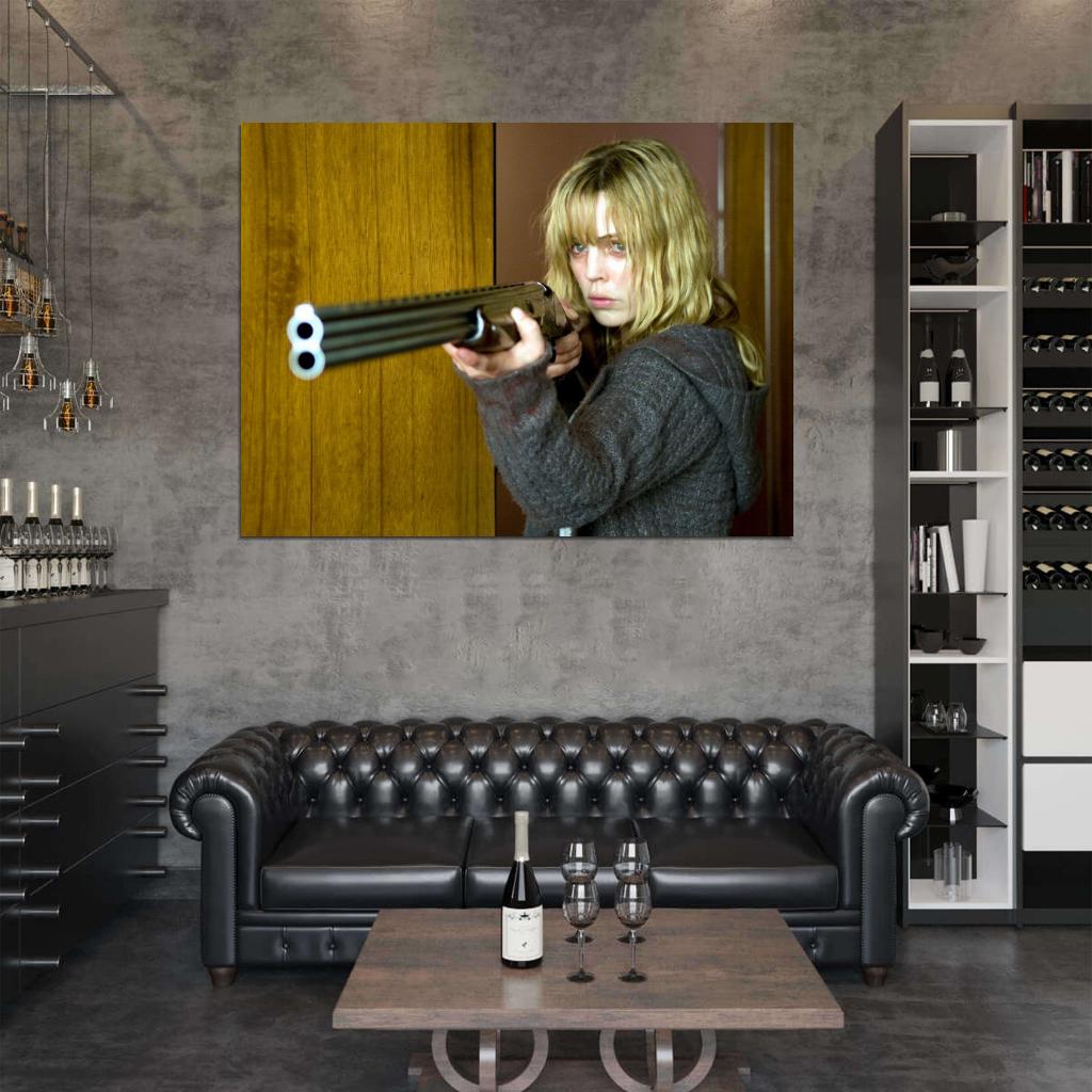 Melissa George Triangle Movie Shotgun Weapon Wall Art Print Poster