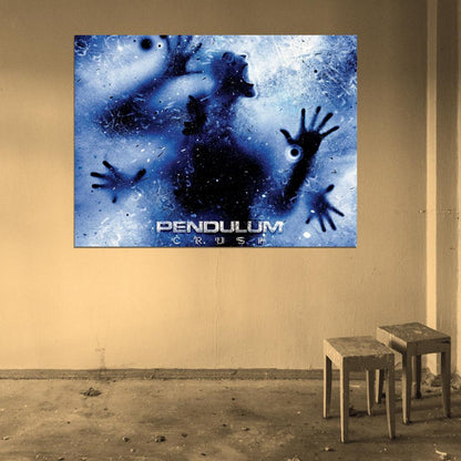 Pendulum Crush Drum and Bass Electronic Rock Band Art Wall Art Print Poster