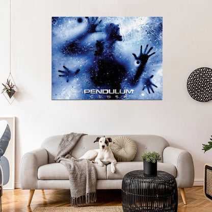 Pendulum Crush Drum and Bass Electronic Rock Band Art Wall Art Print Poster