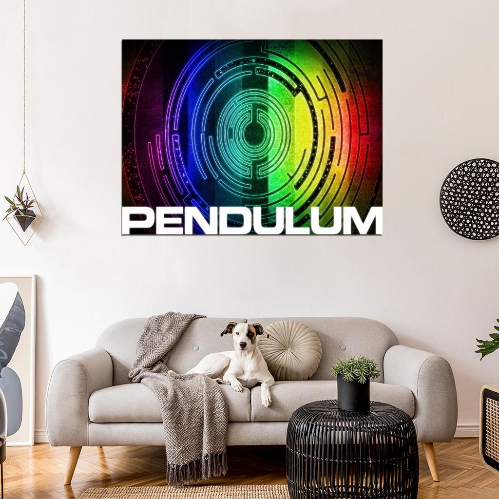 Pendulum Drum and Bass Electronic Rock Band Art Wall Art Print Poster