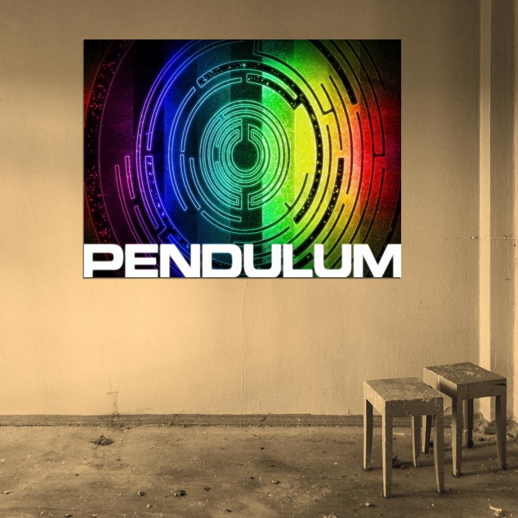 Pendulum Drum and Bass Electronic Rock Band Art Wall Art Print Poster