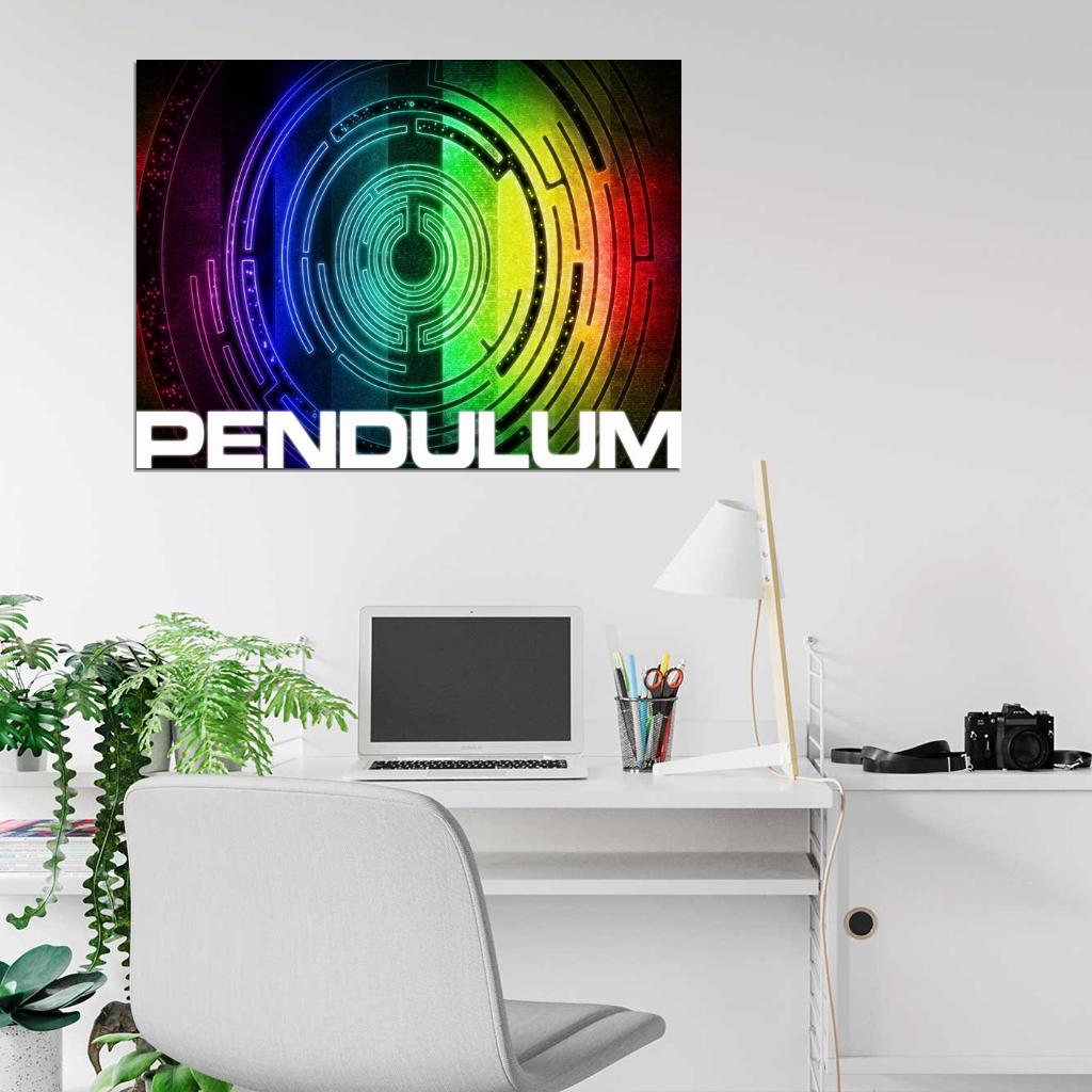 Pendulum Drum and Bass Electronic Rock Band Art Wall Art Print Poster