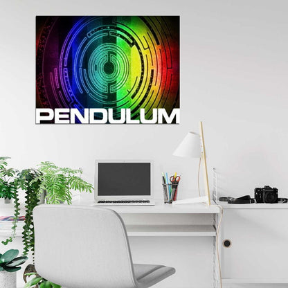 Pendulum Drum and Bass Electronic Rock Band Art Wall Art Print Poster