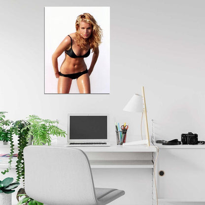 Rebecca Romijn Hot Actress Sexy Model Beautiful Body Bikini Wall Art Print Poster