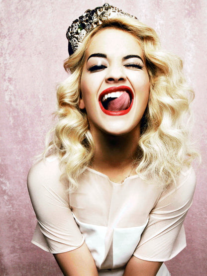 Rita Ora Beautiful Singer Hot Actress Funny Wall Art Print Poster