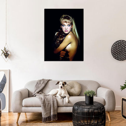 Uma Thurman Hot Actress Sexy Topless Wall Art Print Poster