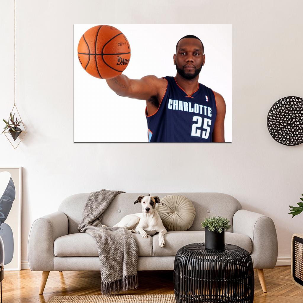 Al Jefferson Charlotte Bobcats Basketball Sport Wall Art Print Poster