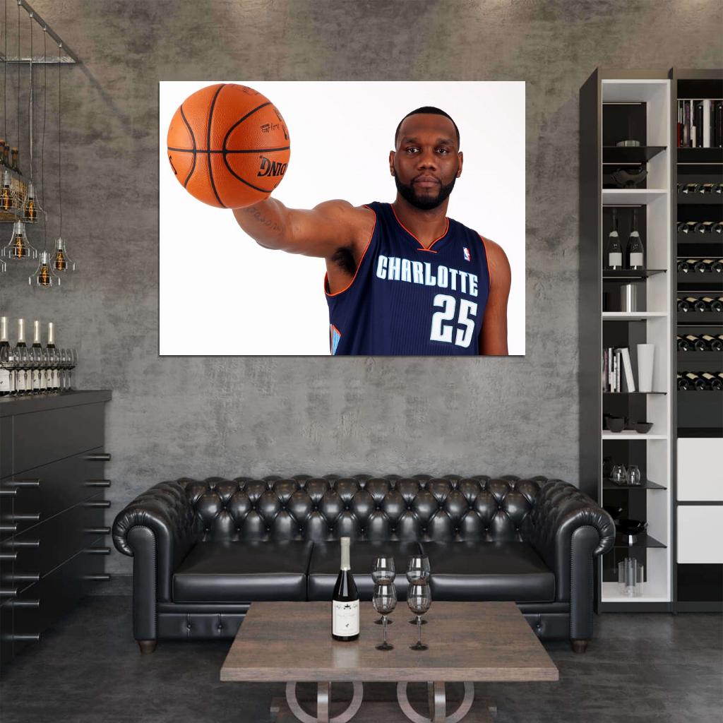 Al Jefferson Charlotte Bobcats Basketball Sport Wall Art Print Poster