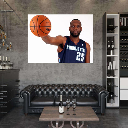 Al Jefferson Charlotte Bobcats Basketball Sport Wall Art Print Poster