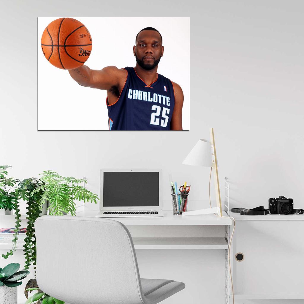 Al Jefferson Charlotte Bobcats Basketball Sport Wall Art Print Poster