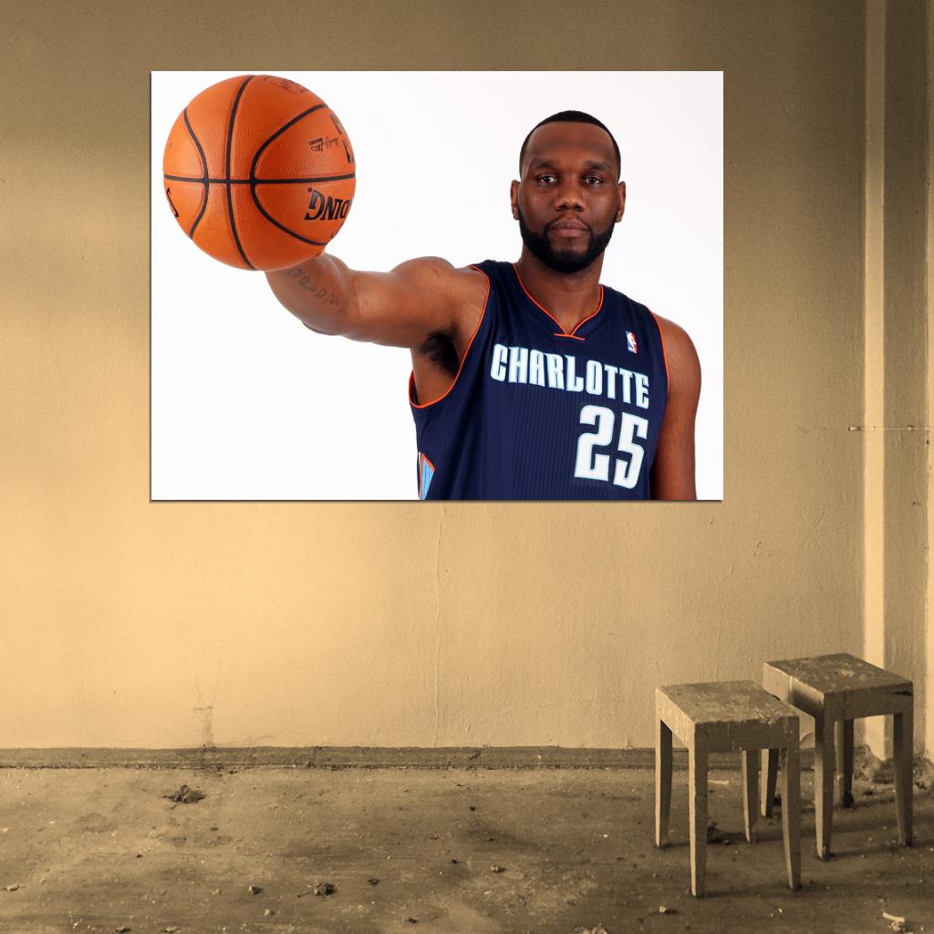 Al Jefferson Charlotte Bobcats Basketball Sport Wall Art Print Poster