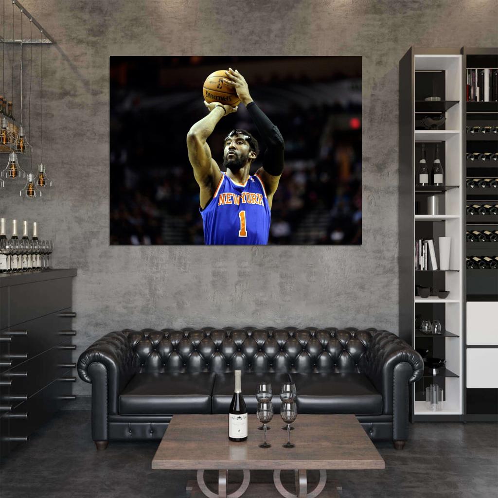 Amare Stoudemire Amar'e New York 2014 Basketball Sport Wall Art Print Poster
