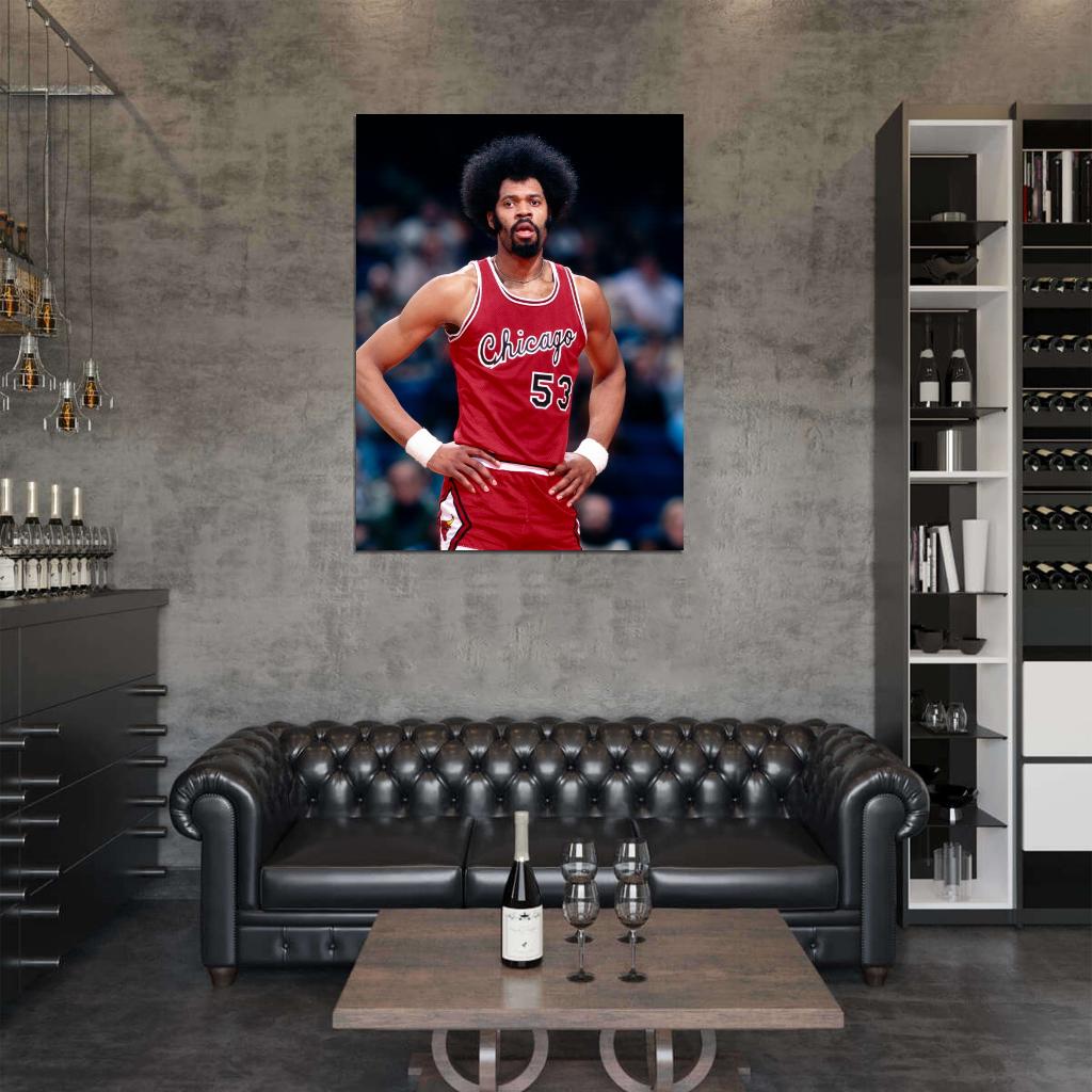 Artis Gilmore Retro Vintage Basketball Sport Wall Art Print Poster