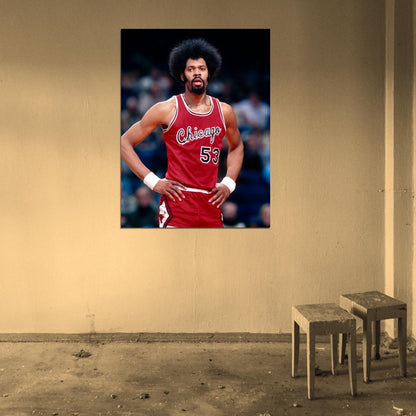 Artis Gilmore Retro Vintage Basketball Sport Wall Art Print Poster