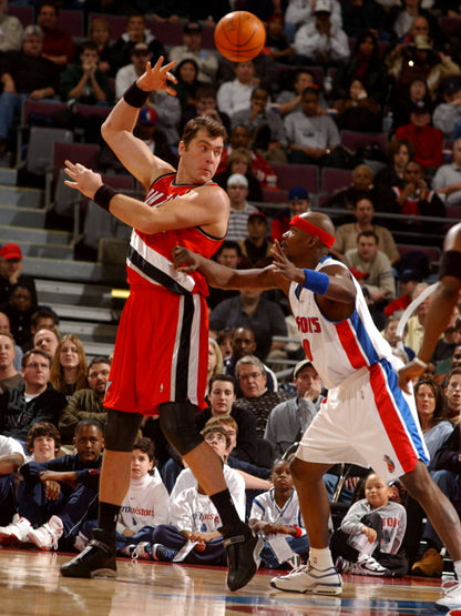 Arvydas Sabonis Retro Basketball Sport Wall Art Print Poster
