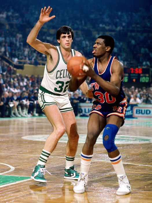 Bernard King Kevin McHale New York Retro Vintage Basketball Sport Wall Art Print Poster