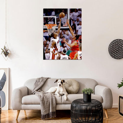 Chris Bosh Block Basketball Sport Wall Art Print Poster