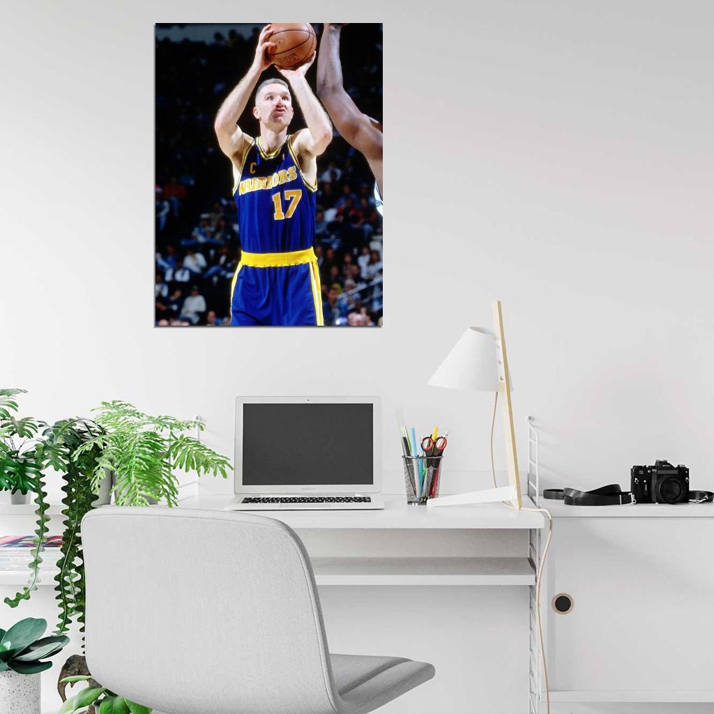 Chris Mullin Retro Basketball Sport Wall Art Print Poster