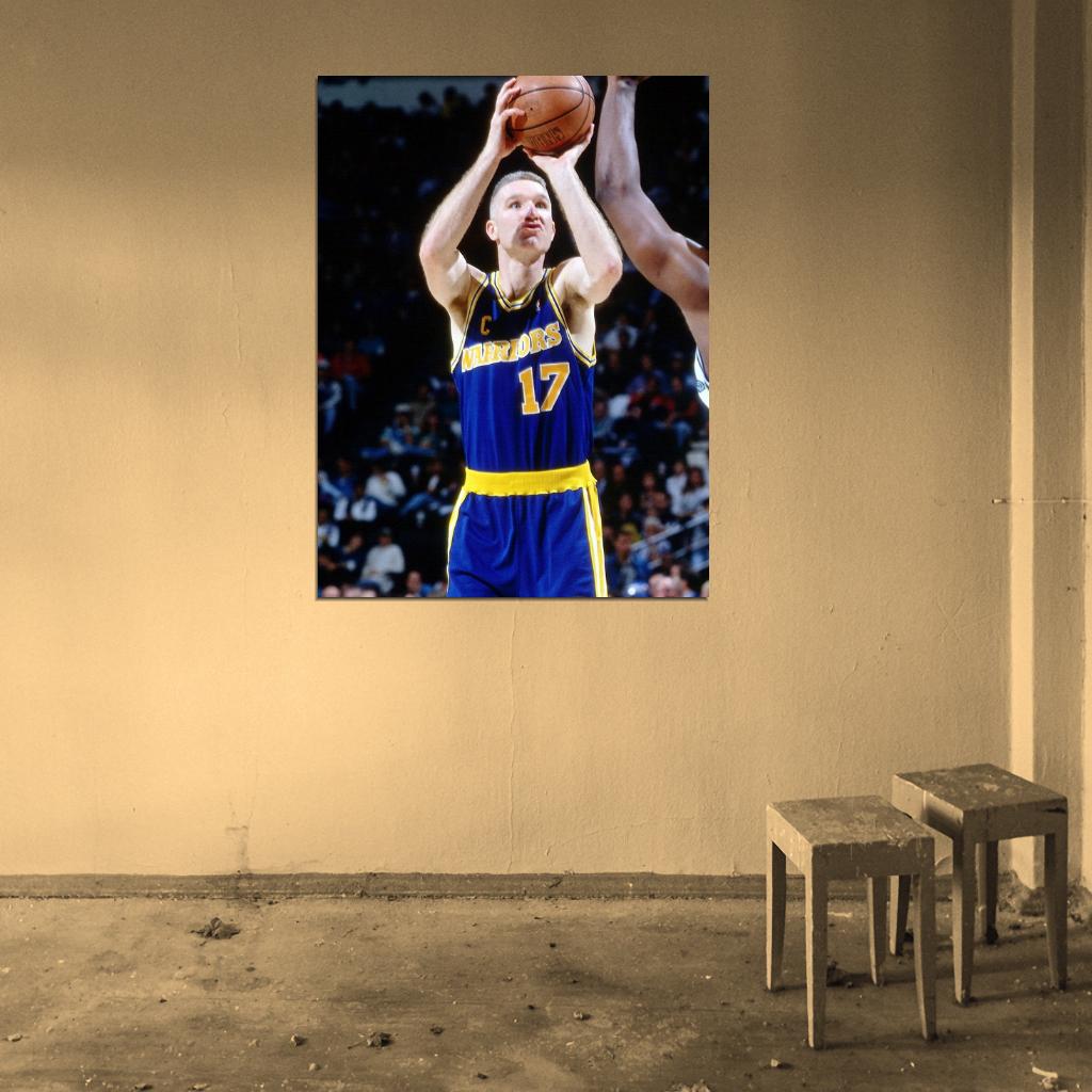 Chris Mullin Retro Basketball Sport Wall Art Print Poster