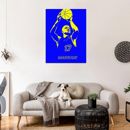 Chris Mullin Art Retro Basketball Sport Wall Art Print Poster