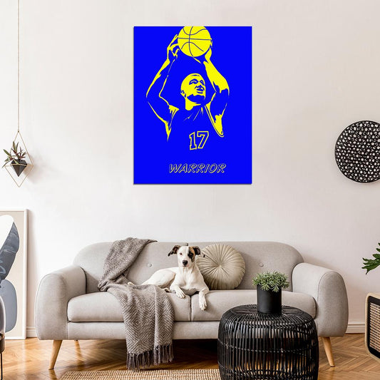Chris Mullin Art Retro Basketball Sport Wall Art Print Poster