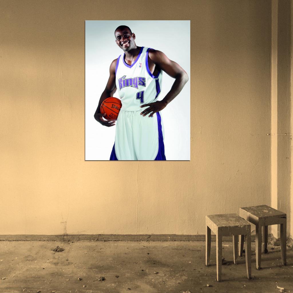 Chris Webber Retro Basketball Sport Wall Art Print Poster