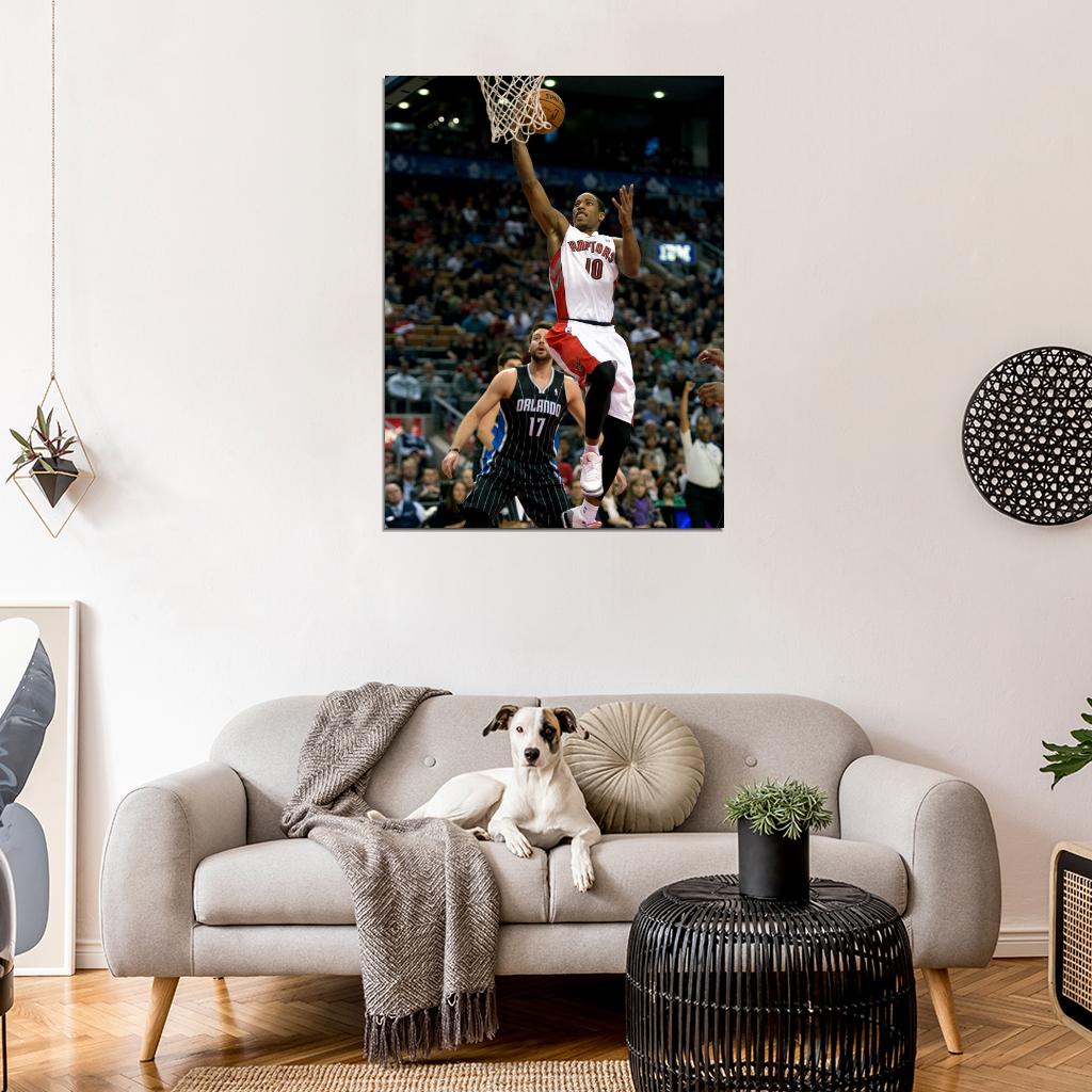 DeMar DeRozan Dunk Basketball Sport Wall Art Print Poster