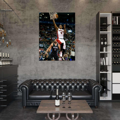 DeMar DeRozan Dunk Basketball Sport Wall Art Print Poster